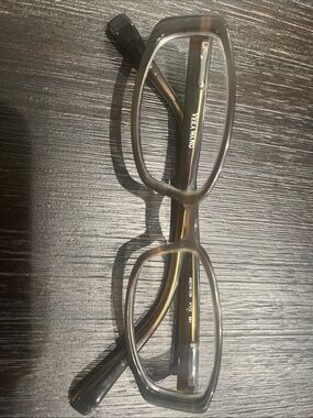 Vera Wang Dark brown Rectangular Eyeglass Frames